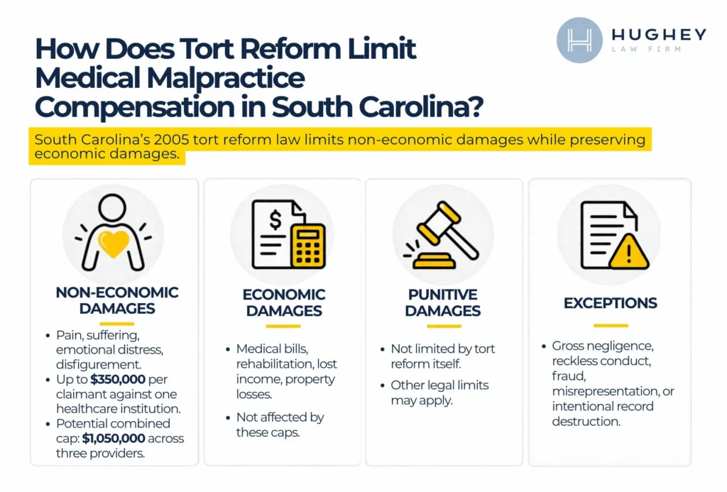 The Damages Caps Associated with Tort Reform in South Carolina
