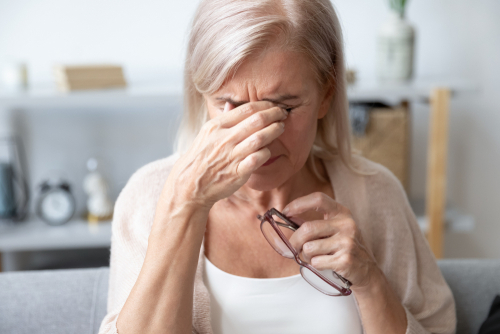 Image of elderly woman who is victim of nursing home abuse.