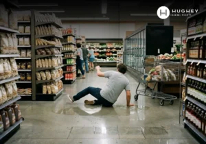 Slip and fall accident at a Food Lion retail store in Charleston, South Carolina