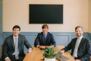 Nathan Hughey, Stuart Hudson and Brad Banyas - Hughey Law Firm Team in South Carolina