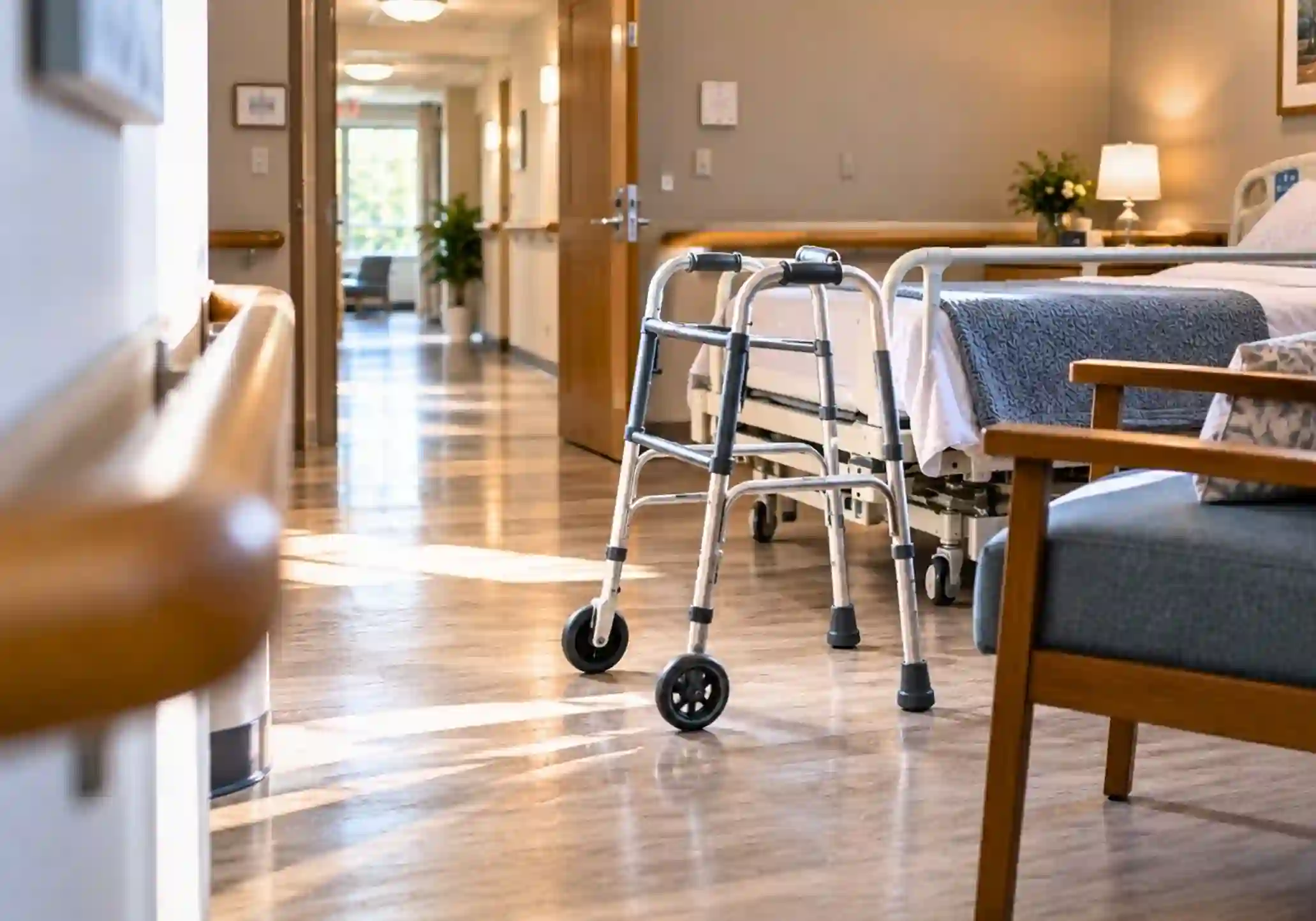 Charleston Elder Abuse Attorneys addressing nursing home neglect and fall risks caused by unsafe walking areas and inadequate mobility assistance.